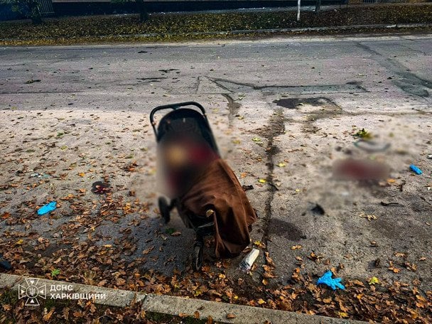 Удар по території парку в Новій Водолазі. 