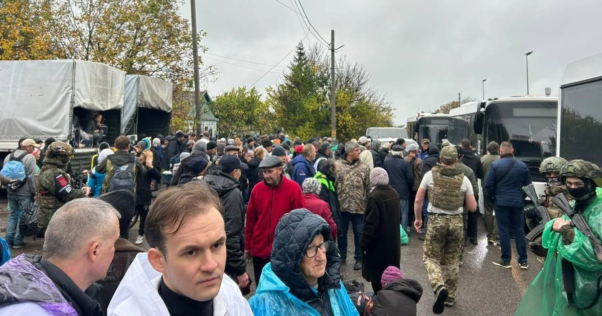 Евакуація з Олешок.
