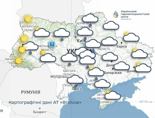 Погода в Україні 23 жовтня / © Укргідрометцентр