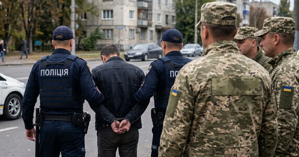 Поліцейські, працівники ТЦК та СП і затримання військовозобов’язаного / Ілюстративне зображення