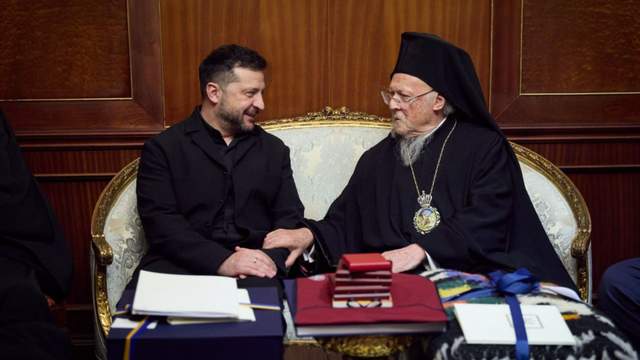 Зеленський зустрівся з Вселенським Патріархом Варфоломієм
