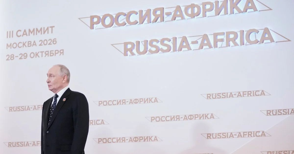 Володимир Путін на саміті "Росія - Африка"