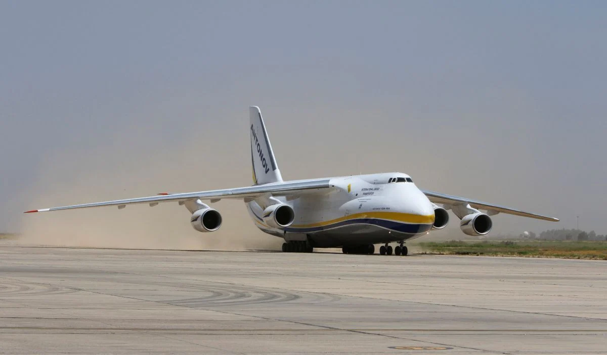 Український Ан-124 "Руслан" загорівся під час посадки в Японії: що відомо