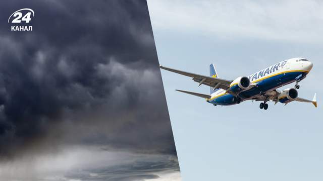 Шторм зірвав посадку Ryanair у Британії: літак приземлився за тисячі кілометрів