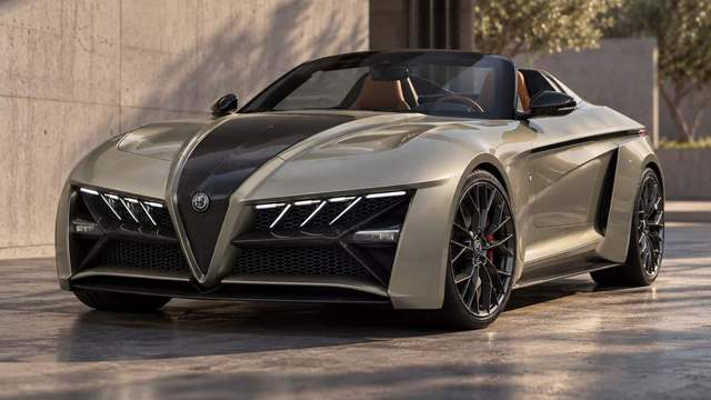 З Alfa Romeo Giulia зробили двомісний кабріолет із "французьким" обличчям