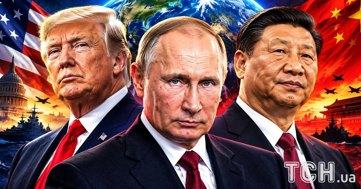 Дональд Трамп, Путін та Сі Цзіньпін
