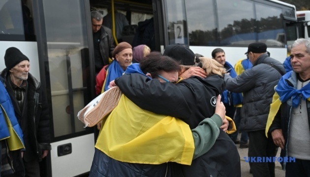 СБУ показала ексклюзивні кадри повернення українців з Олешків